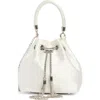 Olga Berg Amanda Satin Bucket Bag