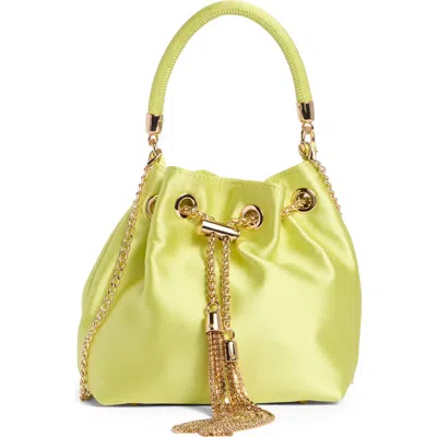Olga Berg Amanda Satin Bucket Bag