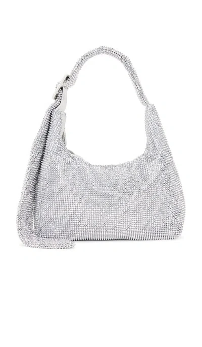 Olga Berg Calypso Crystal Shoulder Bag In Metallic