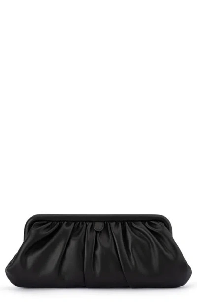 Olga Berg Catherine Frame Clutch In Black