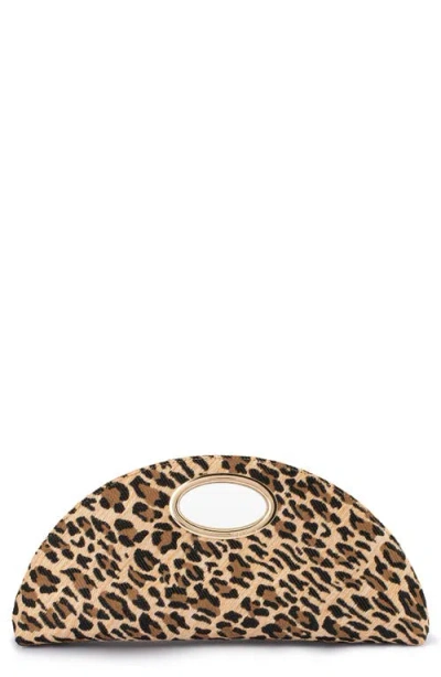 Olga Berg Geena Straw Clutch In Red