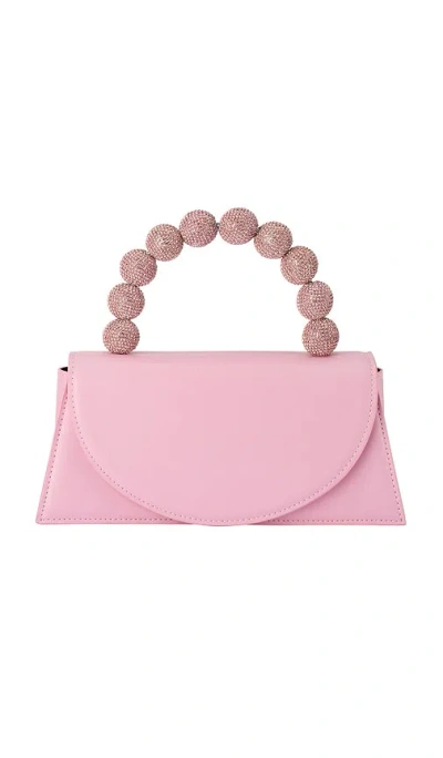 Olga Berg Gianna Top Handle Bag In Pink