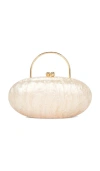 Olga Berg Imelda Top Handle Bag In Gold