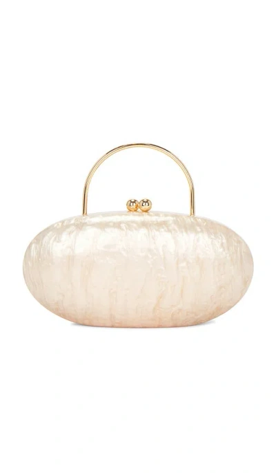 Olga Berg Imelda Top Handle Bag In Brown