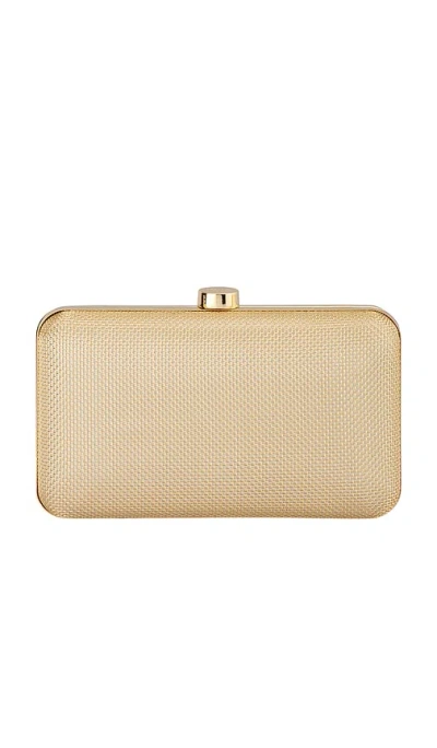 Olga Berg Jen Mesh Clutch In Neutral