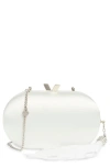 Olga Berg Jenna Feather Tassel Clutch In Multi