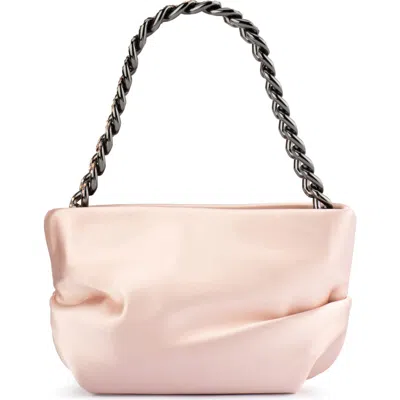 Olga Berg Jule Satin Top Handle Bag In Multi