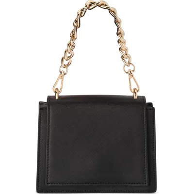 Olga Berg Katie Top Handle Bag In Black