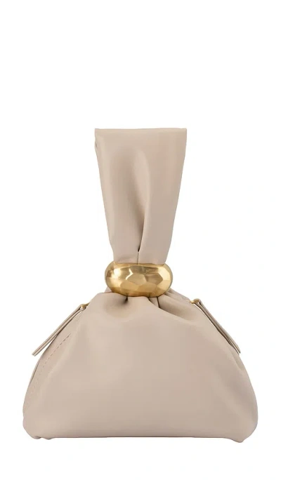 Olga Berg Lennie Pouch Bag In Neutral