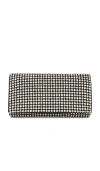 Olga Berg Mariana Crystal Clutch In 黑色