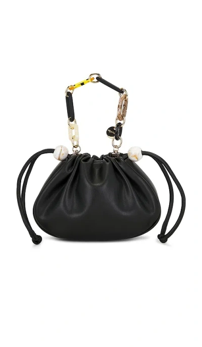Olga Berg Mavis Top Handle Bag In Black