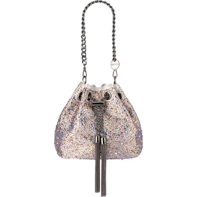 OLGA BERG OLGA BERG MIKA CRYSTAL DRAWSTRING TOP HANDLE BAG