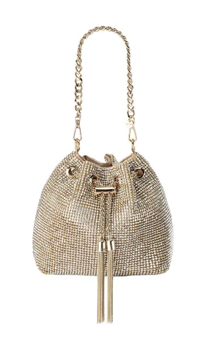 Olga Berg Miranda Top Handle Bag In 香槟酒色