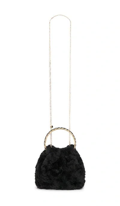 Olga Berg Philippa Top Handle Bag In Black