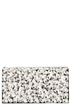 Olga Berg Renata Crystal Encrusted Clutch In Black