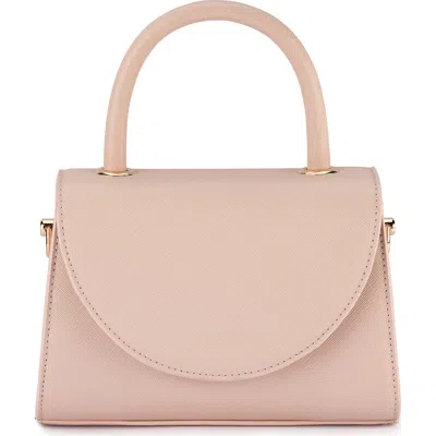 Olga Berg Sasha Faux Leather Top Handle Bag