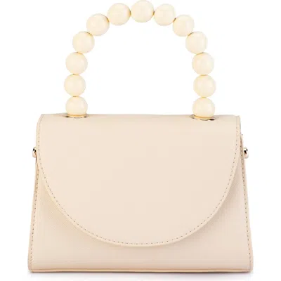 Olga Berg Wendy Acrylic Bead Top Handle Bag