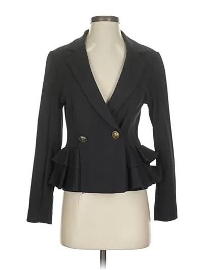 Pre-owned Olga De Polga Blazer Jacket In Black