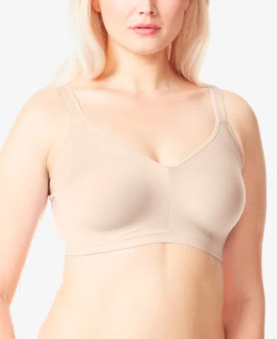 Olga Easy Does It Full Coverage Smoothing Bra Gm3911a In Butterscotch