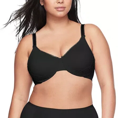 Olga Underwire Bra Luxury Lift 35063 In Black