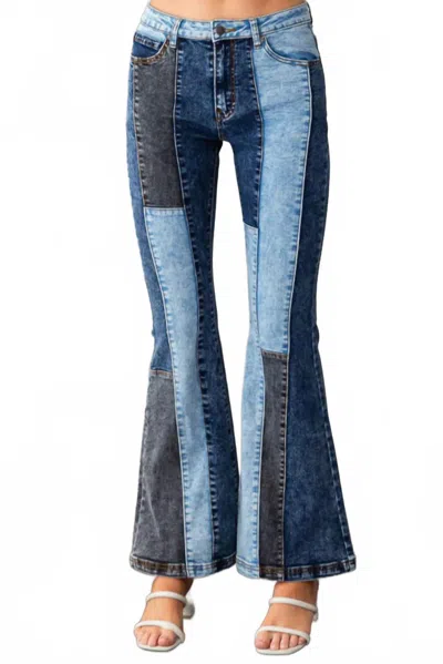 Oli & Hali Color Block Denim Pants