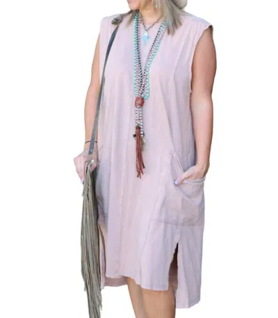 Oli & Hali Endless Ideas Dress In Washed Cocoa In Multi
