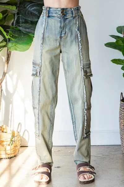 Oli & Hali Good Genes Jeans In Light Wash