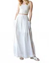 Oli & Hali Tennesse Eyelet Pants In White In White