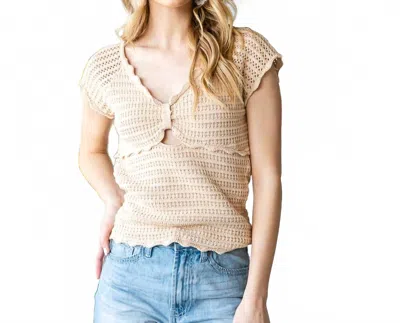 Oli & Hali What The Heart Wants Is Crochet In Natural In Gray