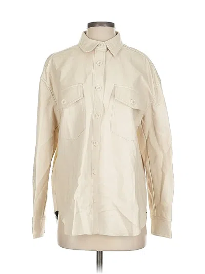 Olia Faux Leather Jacket In Neutral