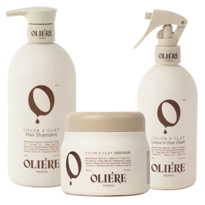 Oliere Paris Color Eclat Essential Color-care Hair Care Trio