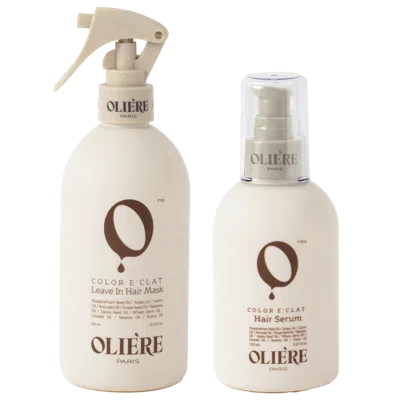 Oliere Paris Color Eclat Leave-in Hydration & Shine Hair Care Duo