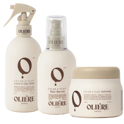 Oliere Paris Color Eclat Repair & Protection Hair Care Trio