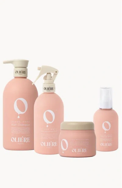 Oliere Paris Hydra Wave Curl-defining Hydrating Frizz-control Hair Care Set $288 Value In Transparent