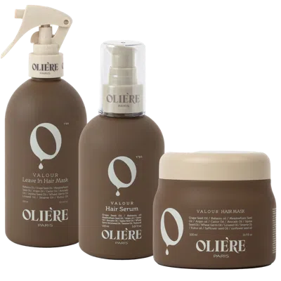 Oliere Paris Valour Repair & Shine Hair Care Trio