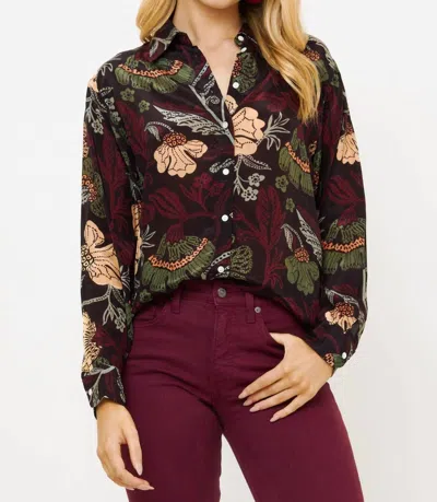 Oliphant Button Down Blouse In Turin