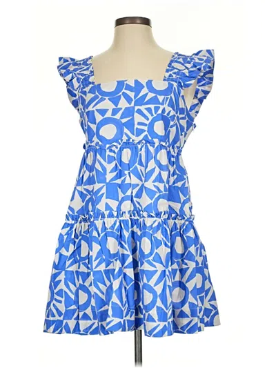 Pre-owned Oliphant Casual Dress In Blue