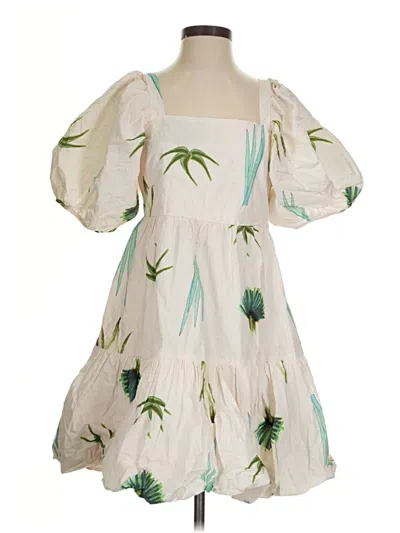 Pre-owned Oliphant Casual Dress In Ivory