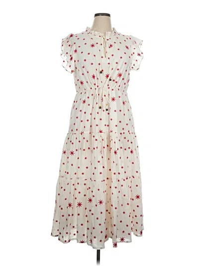 Pre-owned Oliphant Casual Dress In Ivory