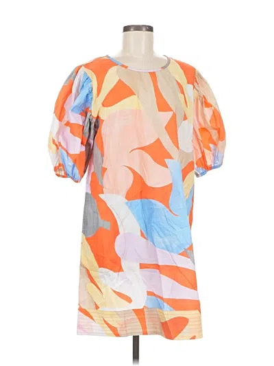 Pre-owned Oliphant Casual Dress In Orange