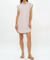 Oliphant Cirque Shirt Dress In Rose In Multi