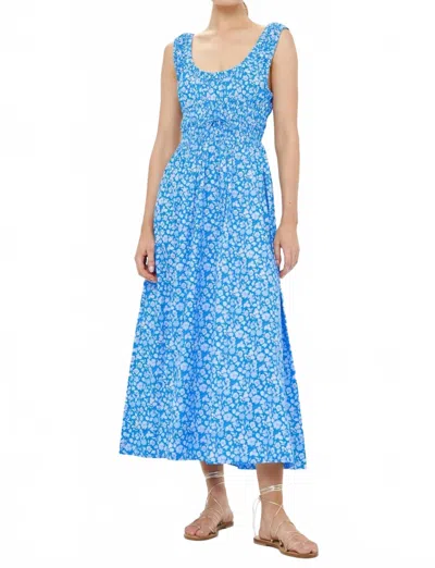 Oliphant Harper A-line Maxi Dress In Blue