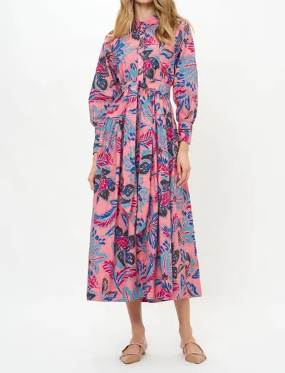 Oliphant Layla Dress In Chennai Rose In Multi
