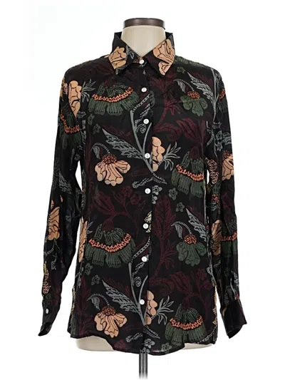 Pre-owned Oliphant Long Sleeve Button Down Shirt In Black