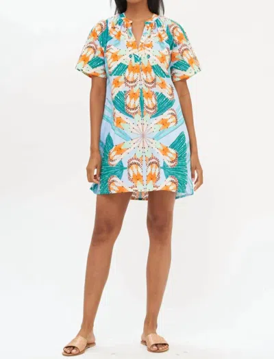 Oliphant Pocket Dress In Palmetto Blue
