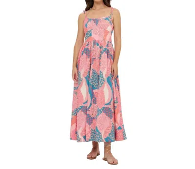Oliphant Scarlett Dress In Navy Nautilus In Multi