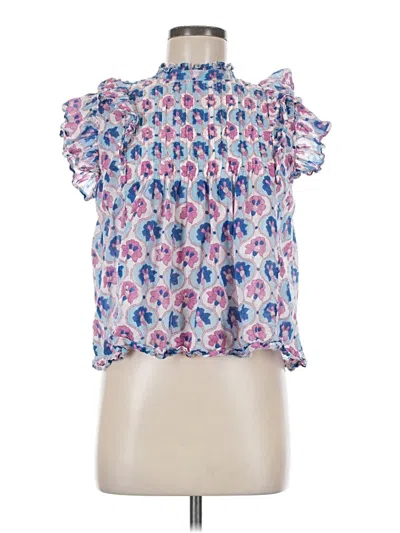 Pre-owned Oliphant Sleeveless Blouse In Blue