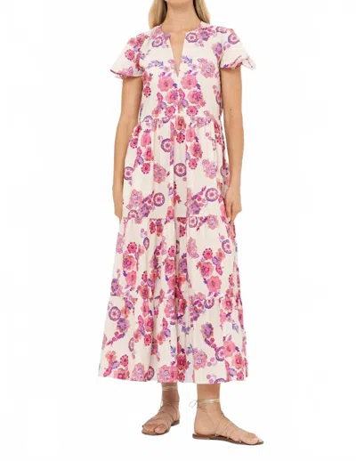 OLIPHANT V-NECK PRETORIA MAXI DRESS IN PINK