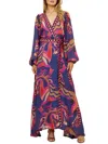 Oliphant Wrap Dress In Arabia Navy In Multi