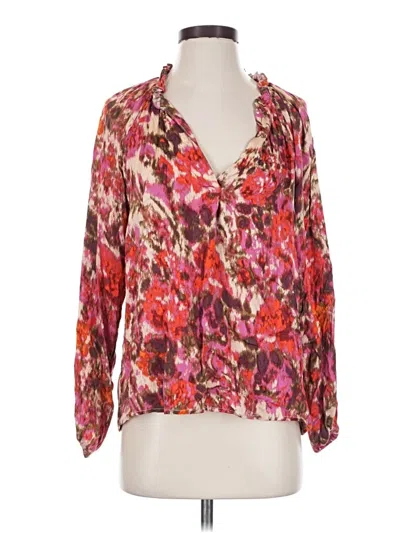 Pre-owned Olivaceous 3/4 Sleeve Blouse In Pink